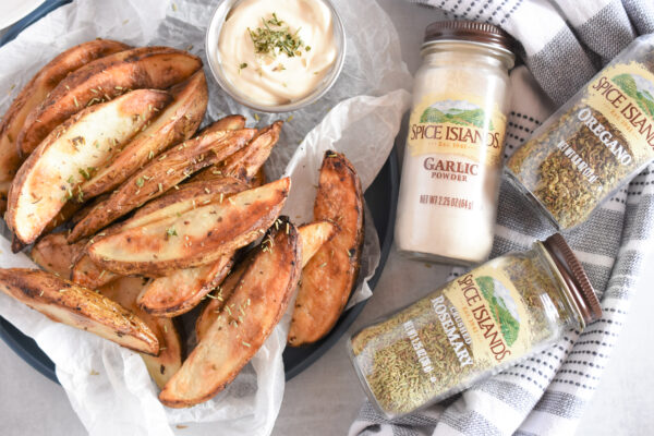 Herb Baked Potato Wedges