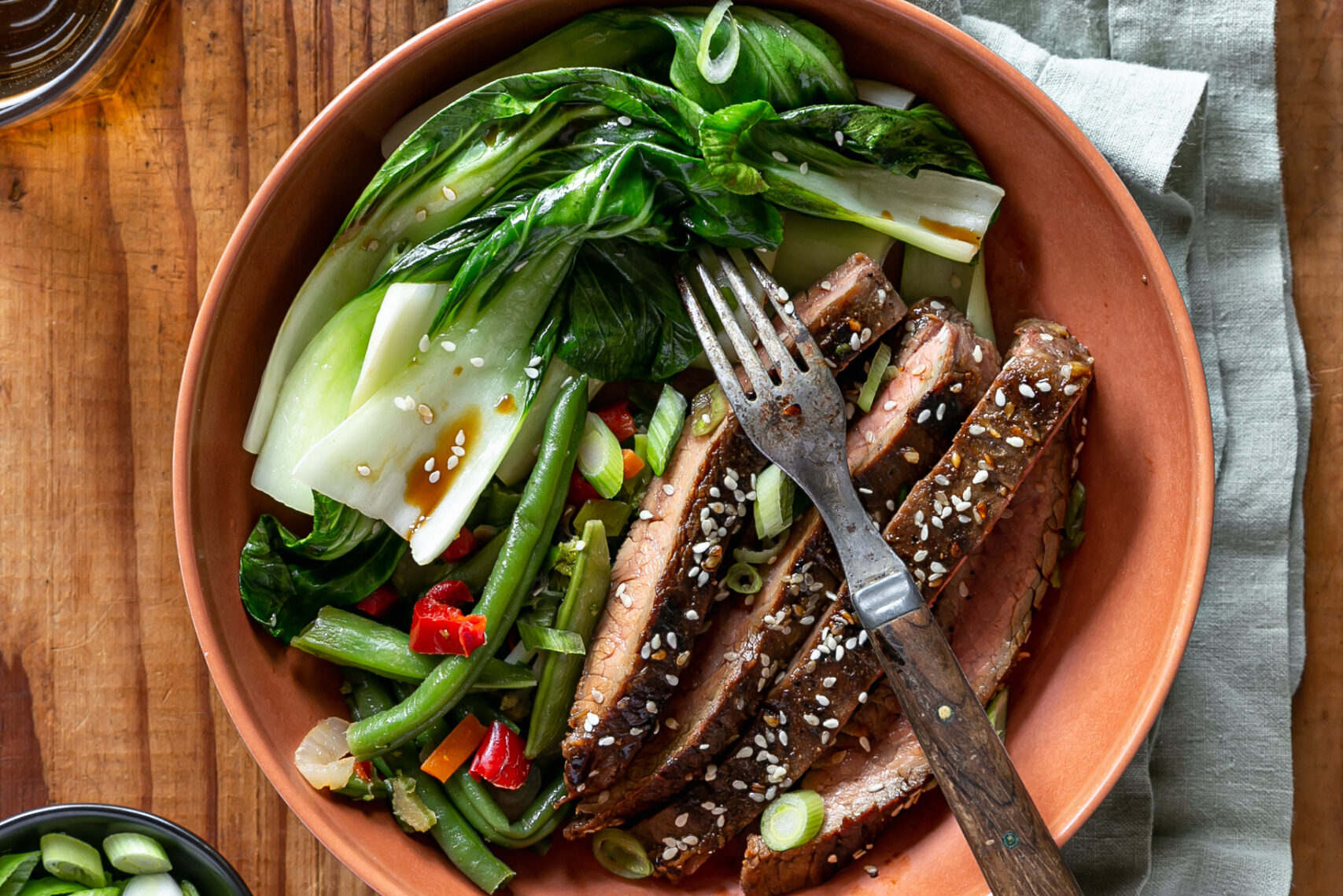 Asian flank steak sale