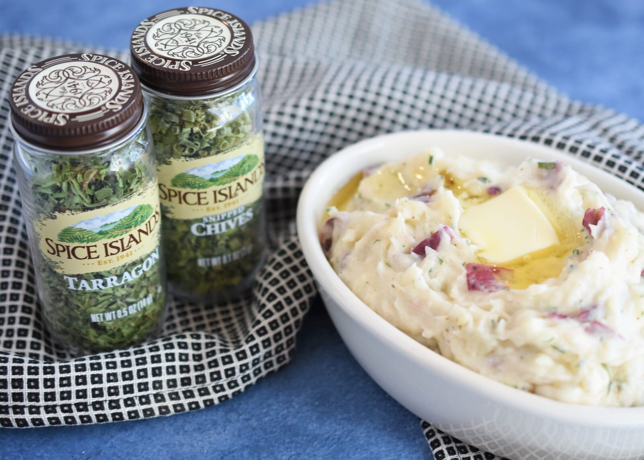 Tarragon Smashed Potatoes Spice Islands