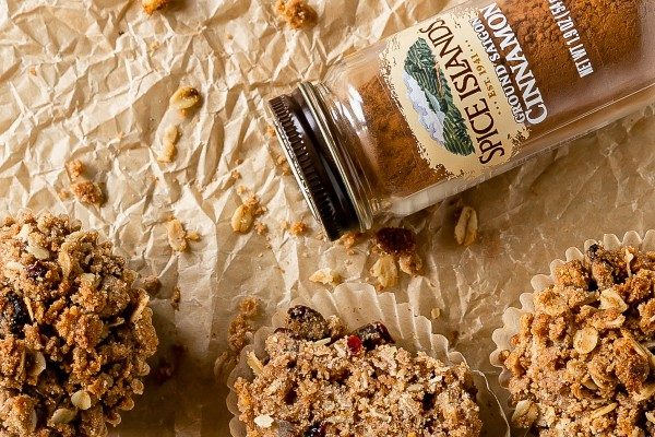 Whole Grain Cranberry, Orange & Oat Muffins Recipe