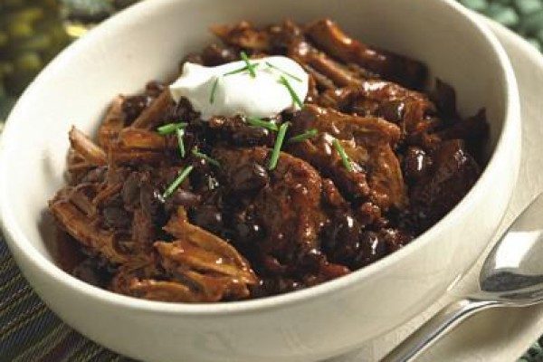 Slow Cooked Shredded Beef Chili