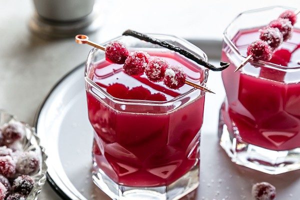 Orange Candied Cranberry & Vanilla Cocktail Recipe
