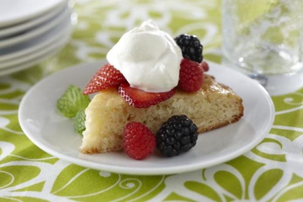 Fresh Berry Shortcakes with White Chocolate Mousse Recipe