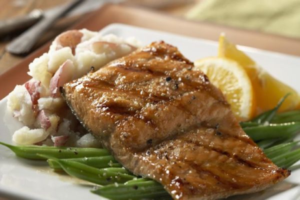 Pepper and Maple Grilled Salmon